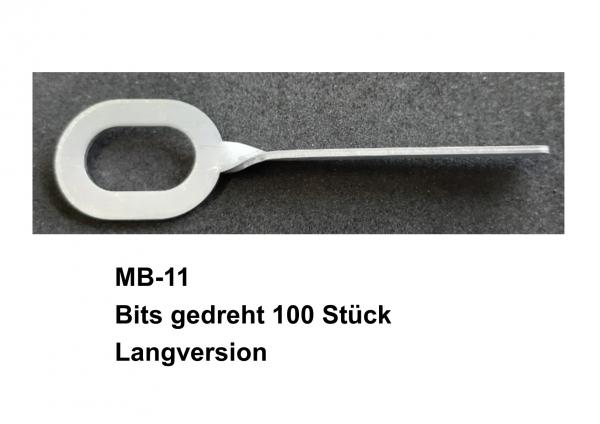 MB-11 Verlängerte Bits gedreht 100 Stck. (45,50€ Netto)